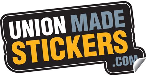 union made stickers